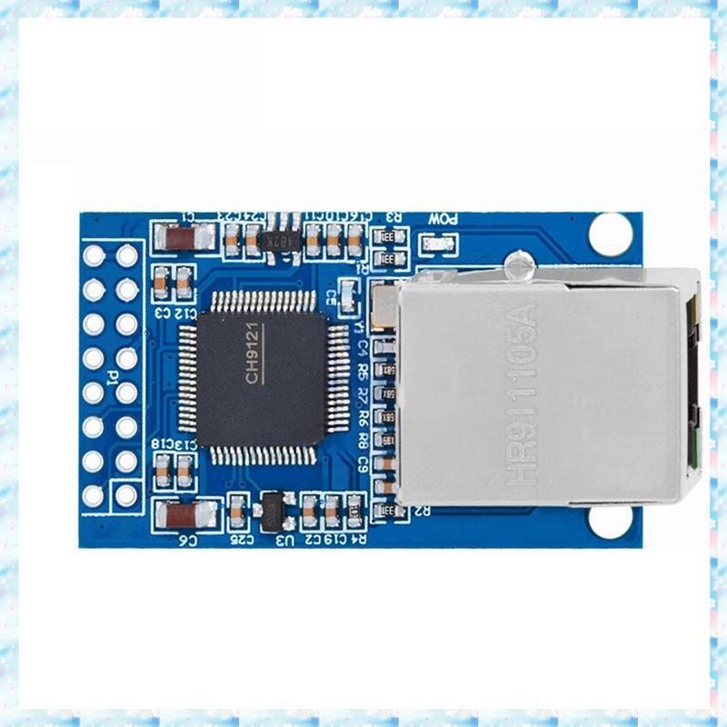 [R Q M U] Mô-đun chuyển đổi TTL sang Ethernet CH9121 10 / 100Mbps, cho STM32 MCU, RS232 RS485 Mô-đun