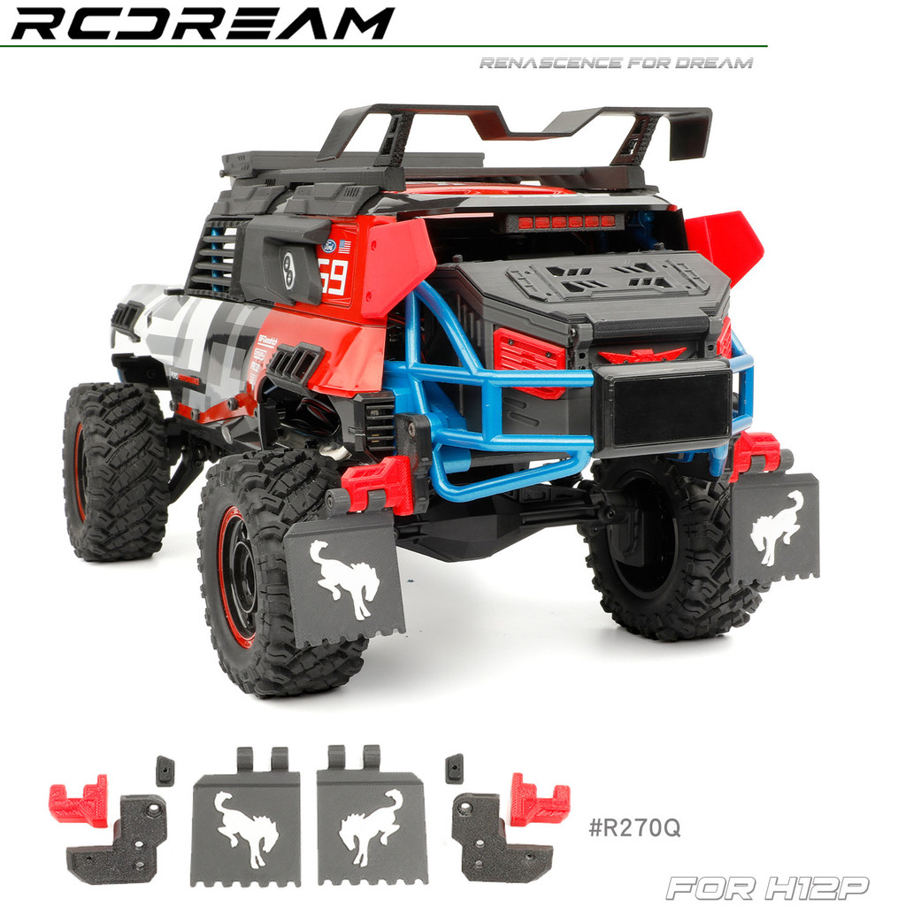 RCDream 1 / 12 MJX H12P Fender Ford Bronco Leo Mô Phỏng Phụ Kiện Sửa Đổi R270Q
