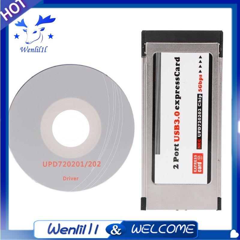 Bộ chuyển đổi thẻ Express sang Usb 3.0 2 cổng 34 Mm Expresscard