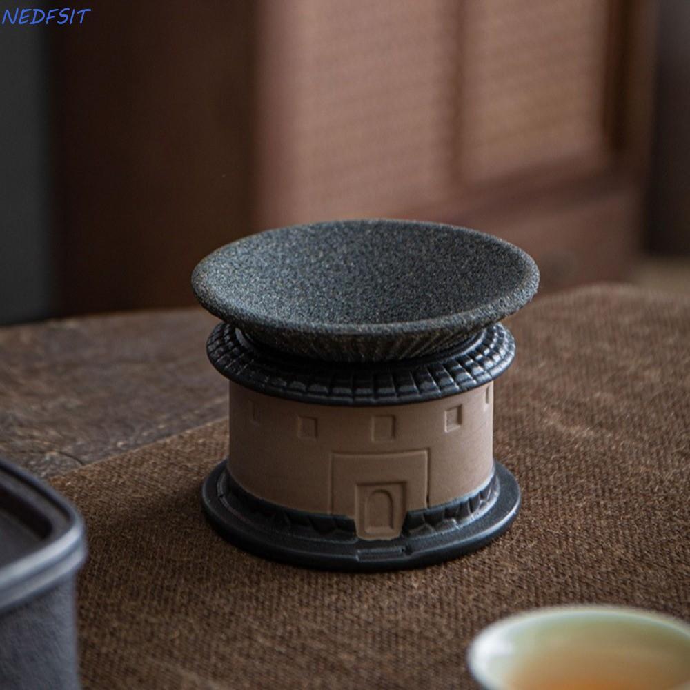 Bộ lọc cà phê gốm sứ siêu nhỏ NEDFSXG, Bộ lọc trà Hakka Tulou có thể tái sử dụng di động, Lễ trà khô