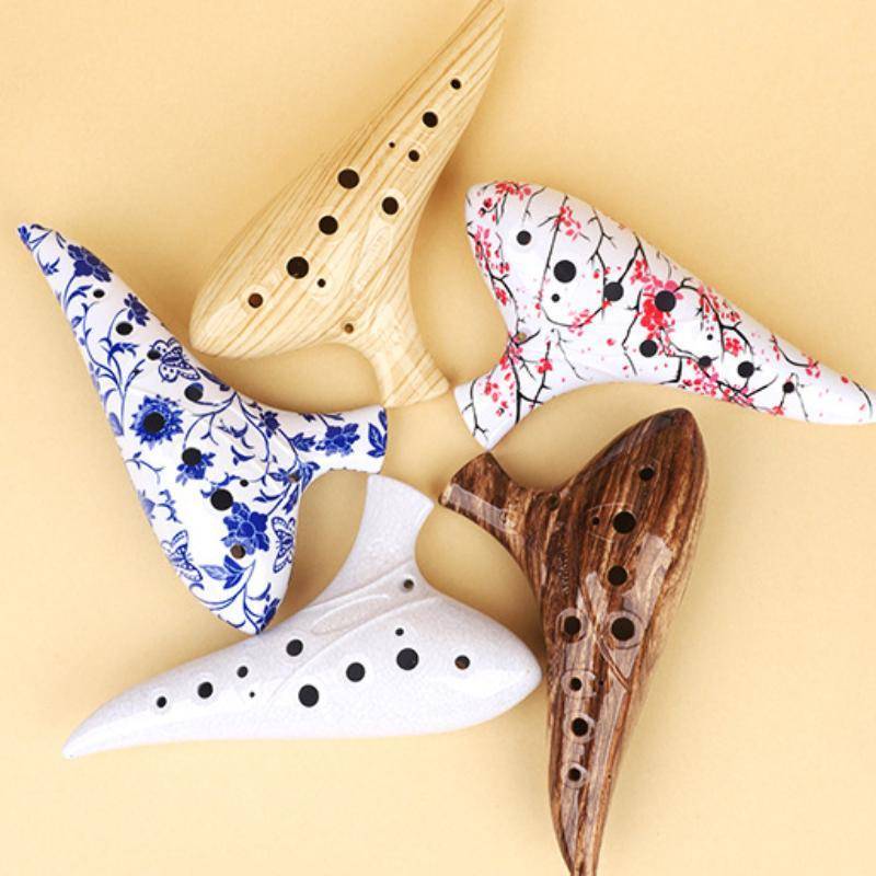 Sun 12 Lỗ Ocarina Nhạc Cụ Ocarina Alto C Tone Nhựa Chuyên Nghiệp Ocarina Nhạc Cụ Dành Cho Người Yêu 