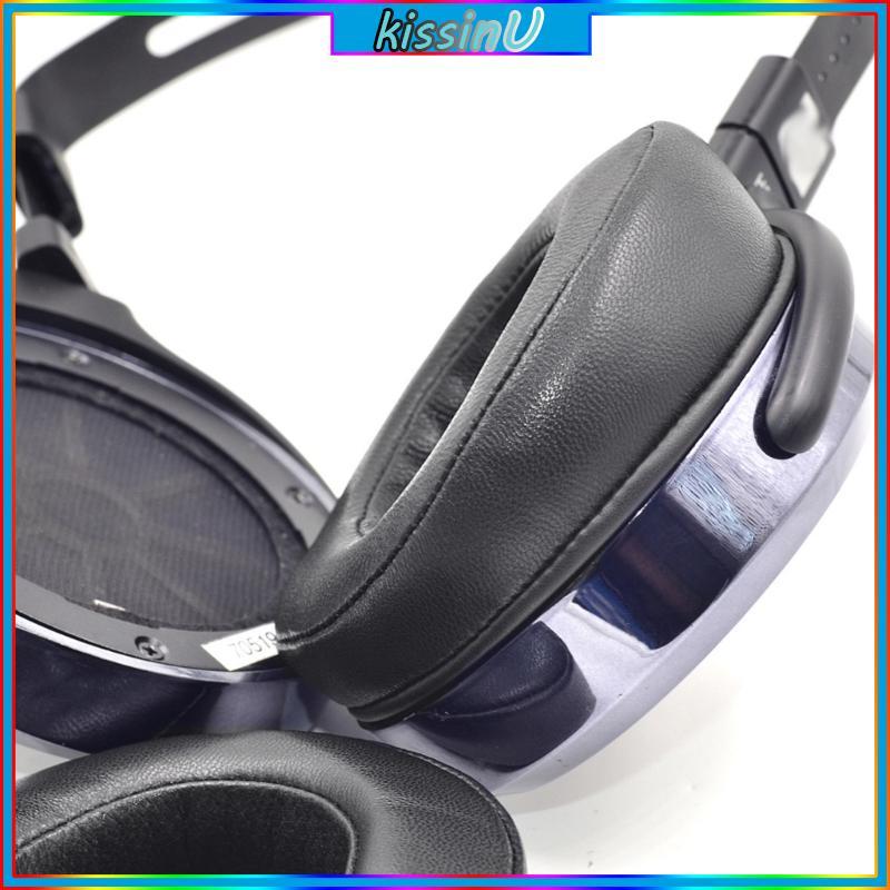 Cặp đệm tai nghe nụ hôn cho miếng đệm tai thay thế hình bầu dục ATH-A900 ATH-AD500X màu đen để nghe 