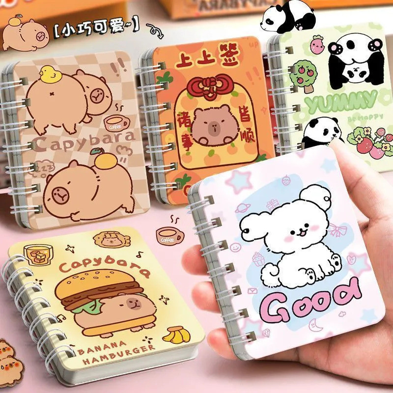 Sổ Tay A7 Notebook Di Động Sổ Tay Cuộn Dây Di Động Giá Rẻ Notebook A7 Cuộn Dây Dễ Thương Sinh Viên T