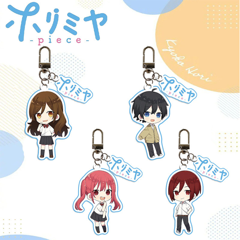 Hori và Miyamura Anime Acrylic Móc Khóa Hori Kyoto Miyamura Iei Mặt Dây Chuyền Dễ Thương Hàng Hóa Ha