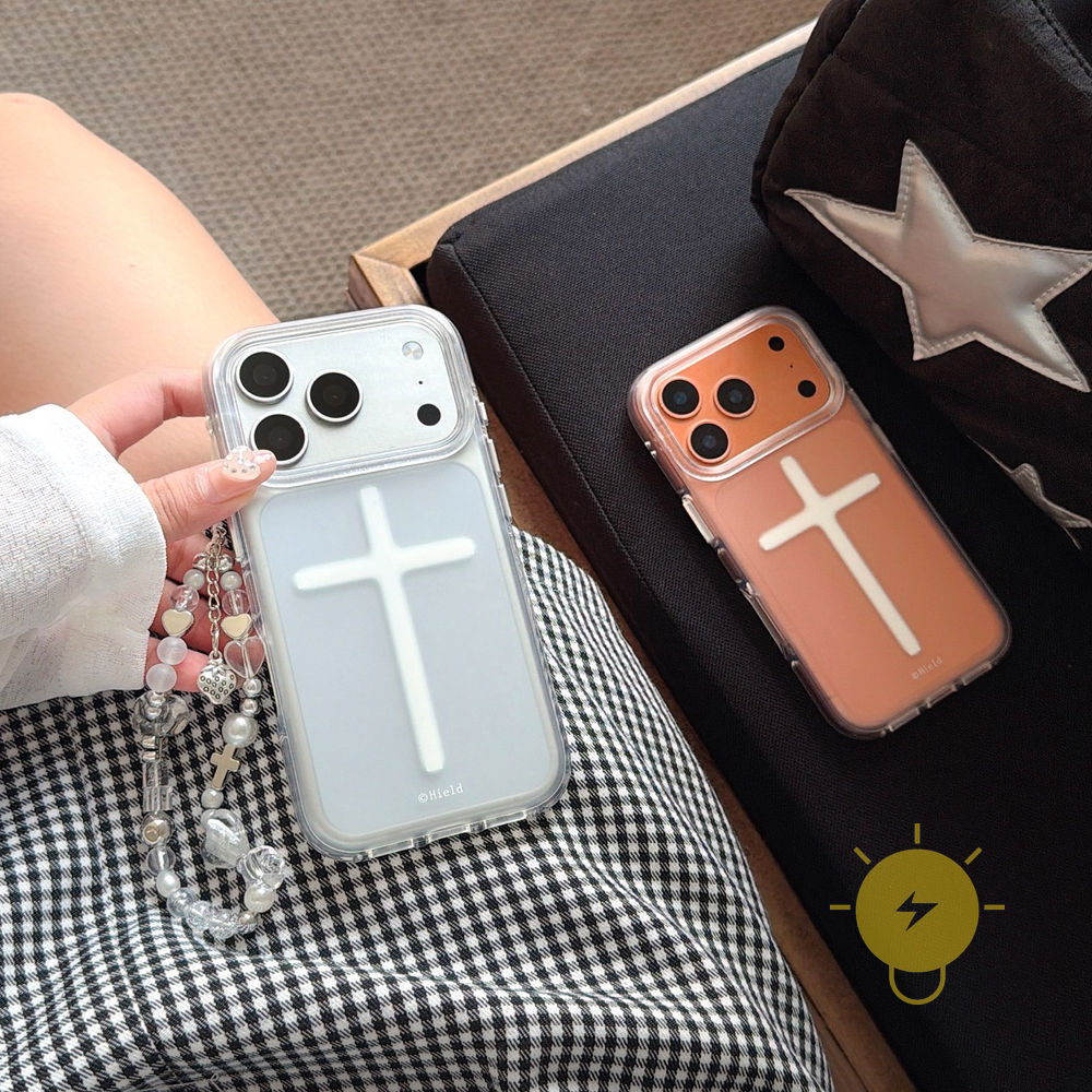 Phone Case For iPhone 17 Pro Max 16 15 14 13 TPU Transparent Chain Air Bag Air Bag Aesthetic Korean 