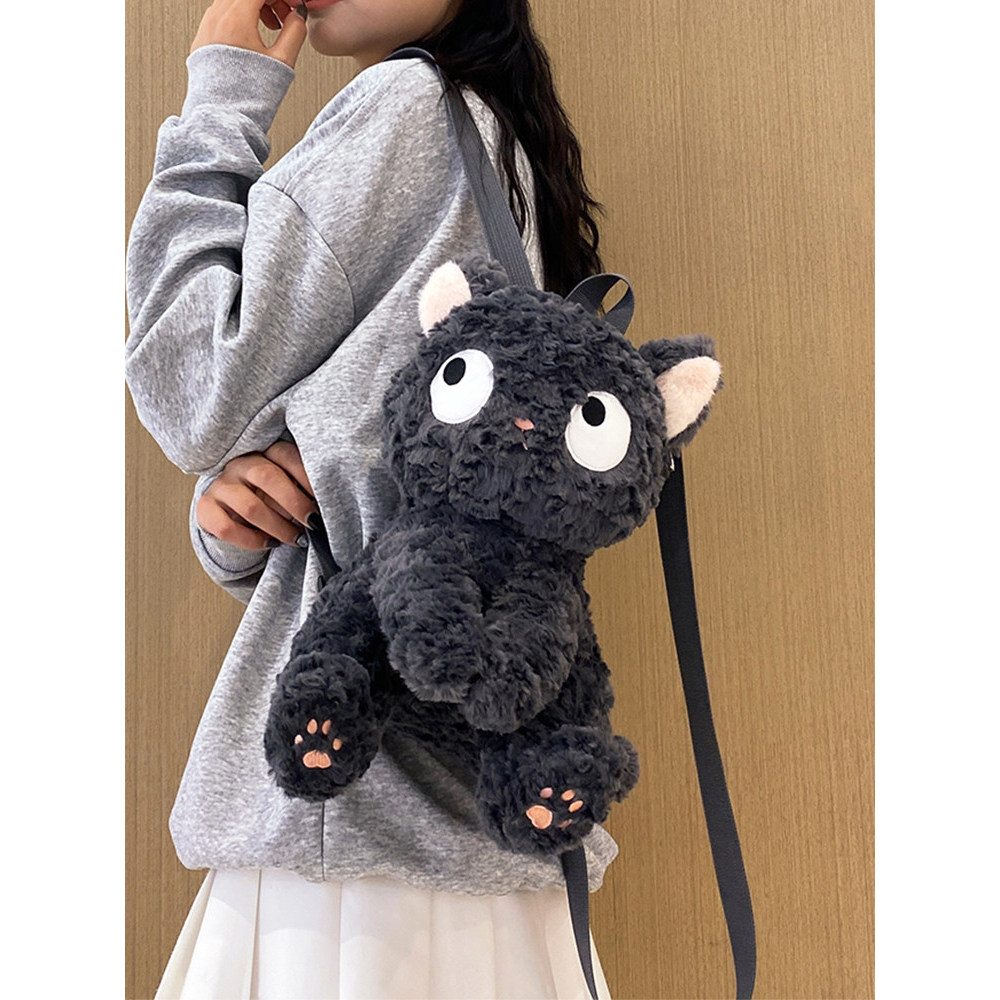 Dễ Thương Mèo Con Búp Bê Túi Nữ 2026 Phong Cách Mới Mèo Đen Series Búp Bê Búp Bê Đồ Chơi Sang Trọng 