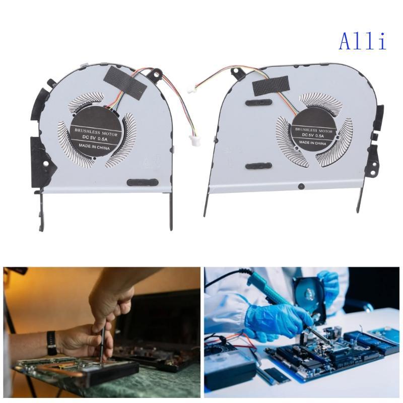 Thay thế quạt làm mát GPU CPU Alli Metal cho bộ tản nhiệt yên tĩnh M7600 N7600 M6500