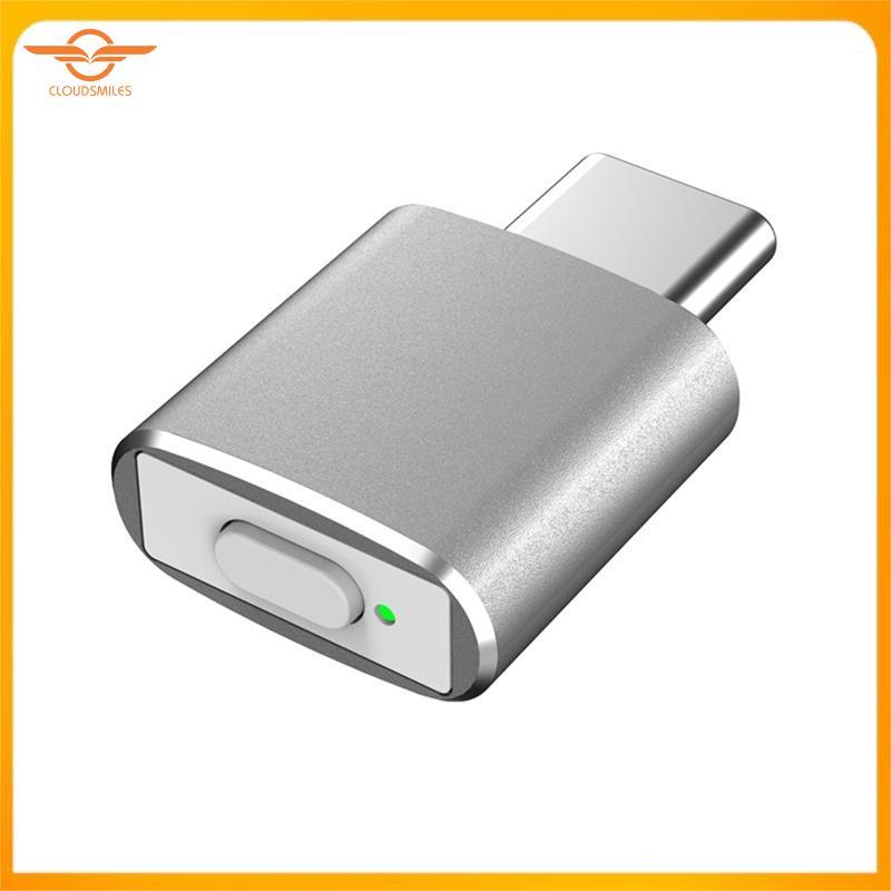 [CloudsMiles] Chuột Type C Mover Jiggler Chuột tự động không thể phát hiện Mover 3 chế độ Jiggle Thi