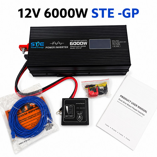 Bộ chuyển đổi điện sin chuẩn STE -GP 6000w – 12V sóng sin chuẩn Soyer Tech phân phối -STE -GP 12V 60
