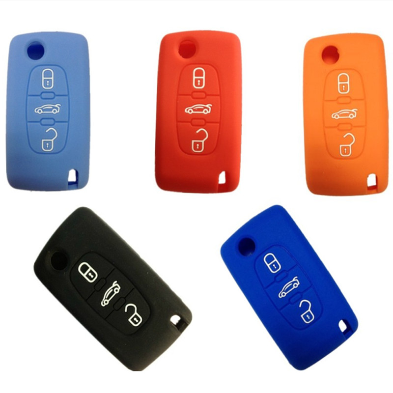 Thích hợp cho Vỏ chìa khóa silicon Citroen Triumph C5 Big C4 Picasso C6