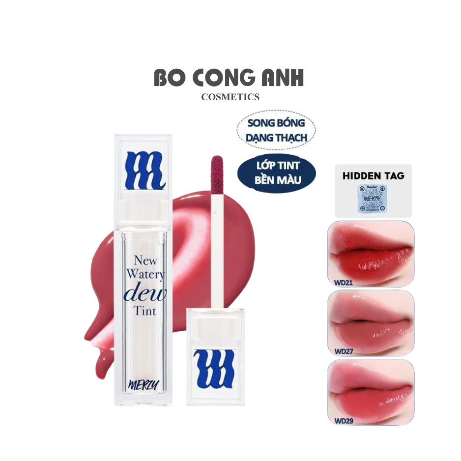 Son Tint Bóng Merzy Dạng Thạch New Watery Dew Tint 4G