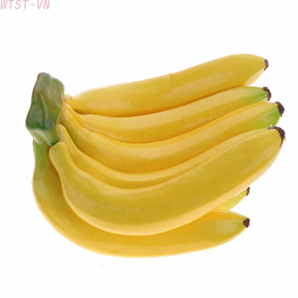 Fake Banana Home Banana Bunch Decor Fake Foam Fruits Lifelike Plastic Prop