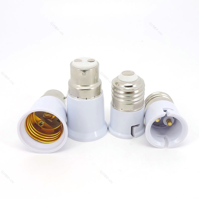 Đèn Led Đế Ổ Cắm B22 Để Vít E27 Đến B22 Bóng Đèn Giá Đỡ Nguồn AC Adapter Chiếu Sáng Phần