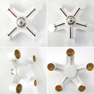 Đầu chia đui xoáy E27, biến 1 đèn thành 3-4-5 bóng, tiện lợi tức thì, dễ sử dụng