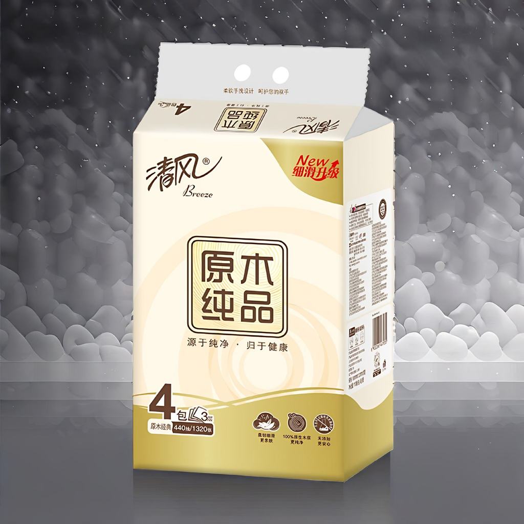 Breeze Breeze Breeze Breeze Breeze Giấy Vệ Sinh Mềm Khăn Giấy Mặt Khăn Giấy Hộ Gia Đình Lớn Lô Giá R