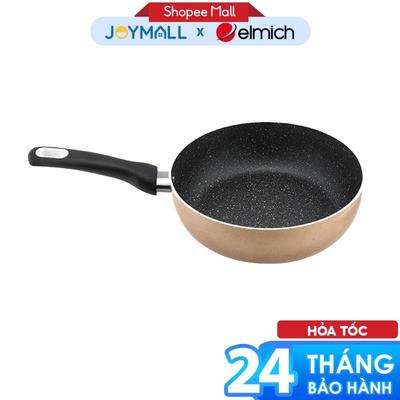 Chảo Nhôm Chống Dính 24-28cm Elmich EL2024MN EL2028MN, Hàng Chính Hãng, Đáy Từ, Dùng Mọi Bếp-JoyMall