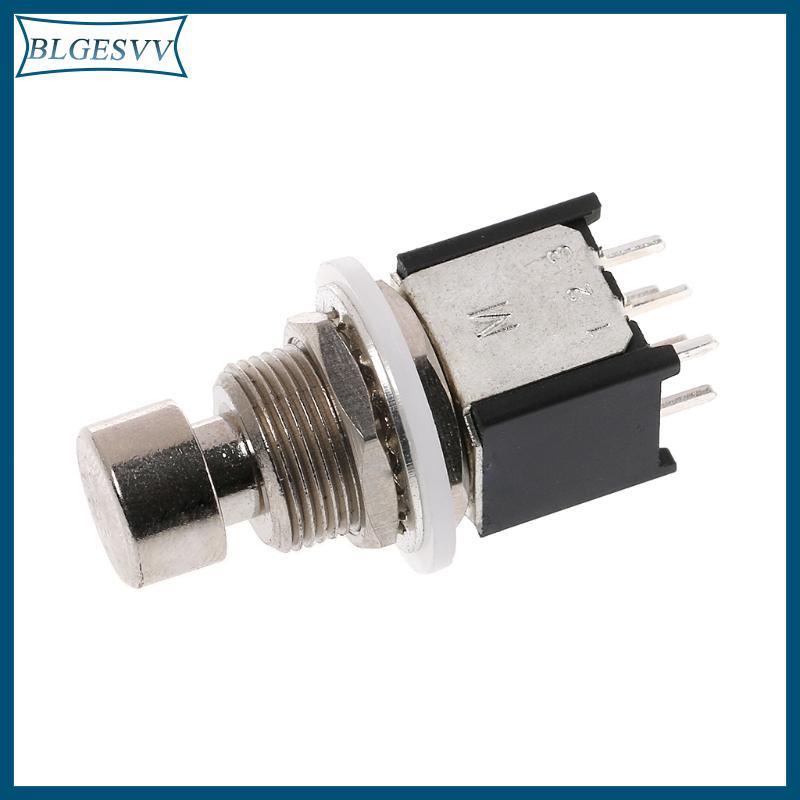 Blg DPDT Momentary On On Foot Switch Guitar Hiệu Ứng Bàn Đạp Kim Loại Stomp Box