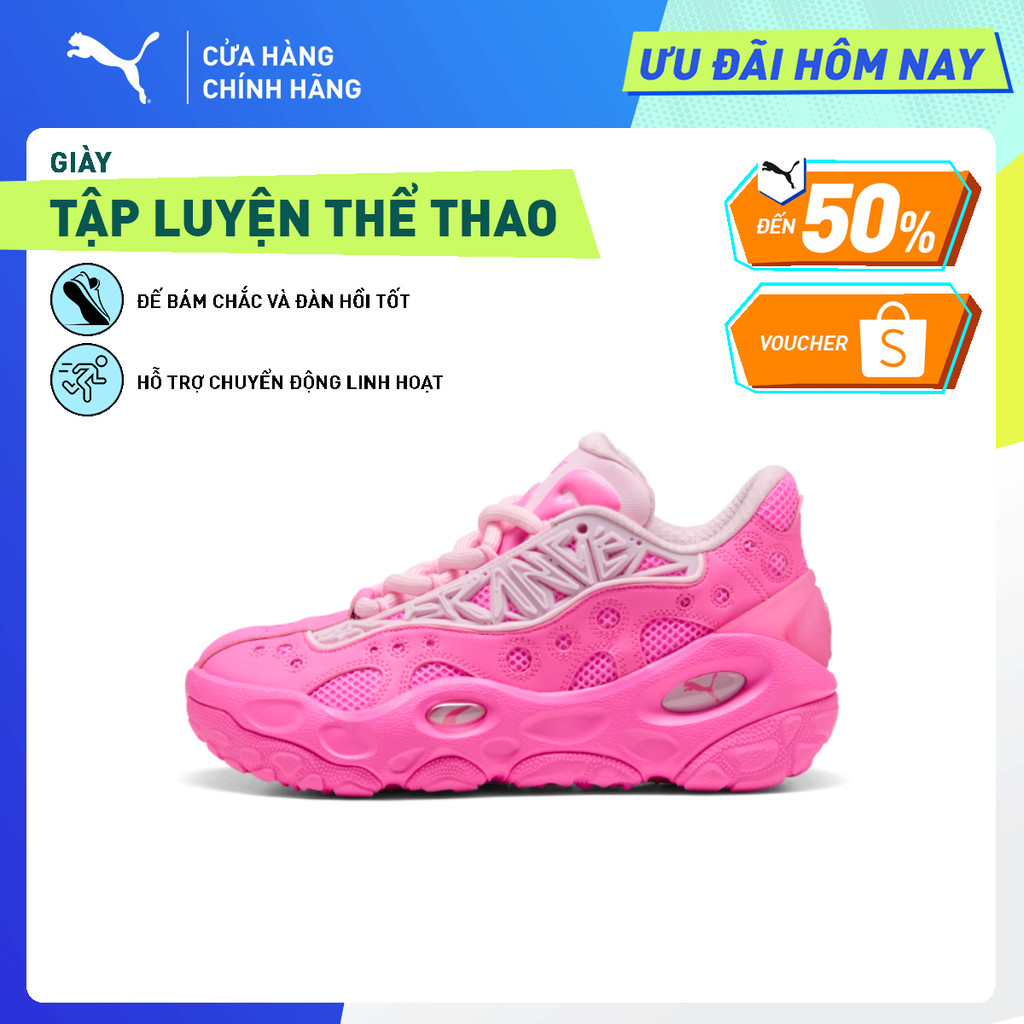 Giày Thể Thao PUMA Unisex La Francé RNR Poison Pink-Pale Pink-Fluro Pink Pes Màu Hồng