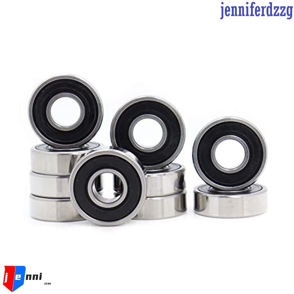 JENNIFERDZZG Vòng bi xe đạp Phụ tùng xe đạp Vòng bi thu nhỏ chất lượng cao 6000RS Rãnh sâu Cao su Ni