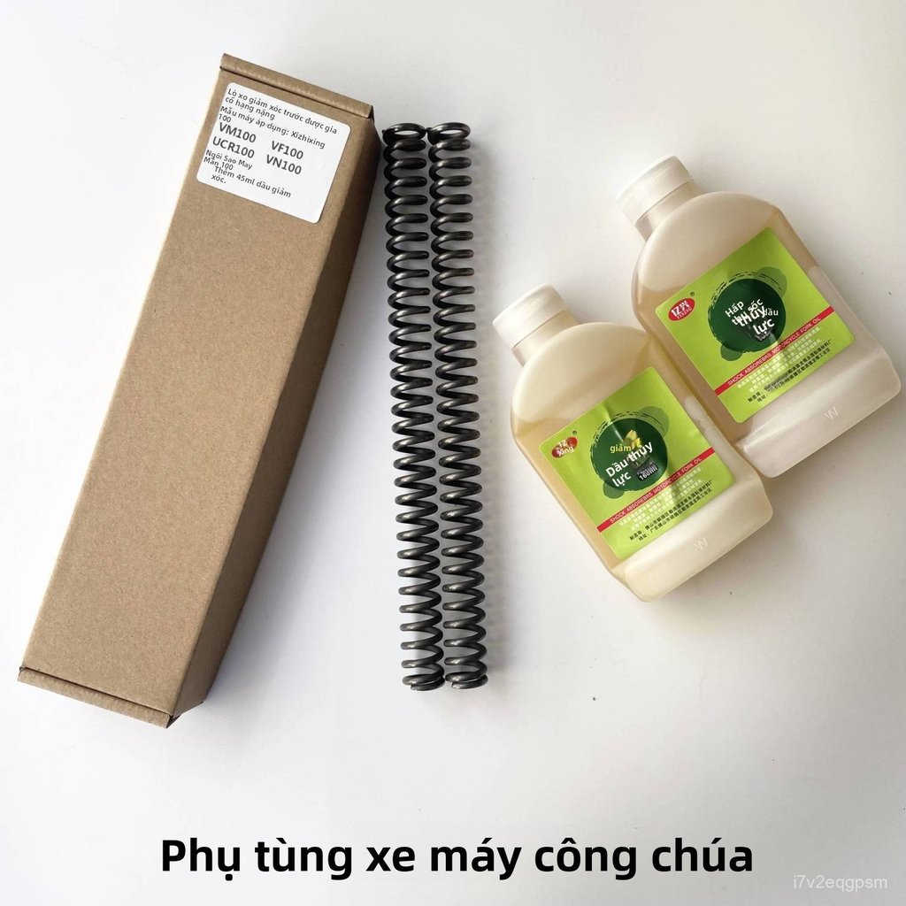 Lò xo phuộc trước xe máy Haojue VM VN VF UCR100 Xizhising Fuxing 100 chính hãng
