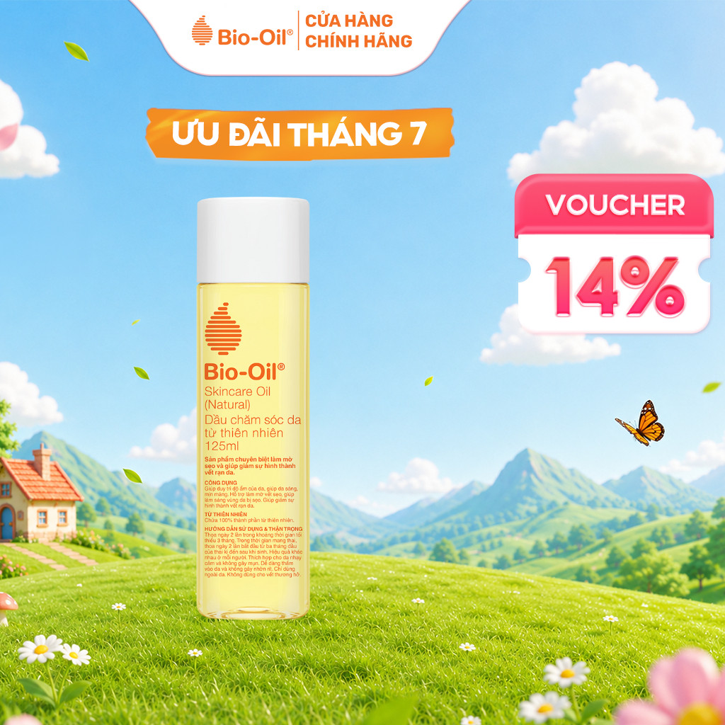 Dầu chăm sóc da từ Thiên Nhiên BIO-OIL SKINCARE OIL (NATURAL) 125ML