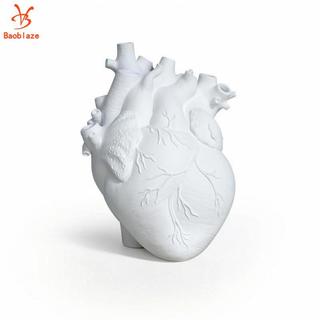 Bình đựng trái tim giải phẫu Baoblaze Bình đựng trái tim thực tế Trang trí Tàu trang trí độc đáo cho người trang trí, phòng khách, bàn ăn