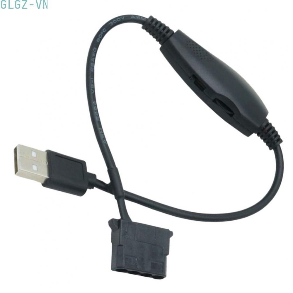 USB To 4Pin Fan Adapter 24AWG Tinned Copper Wire 11 Strands 0.14mm Core