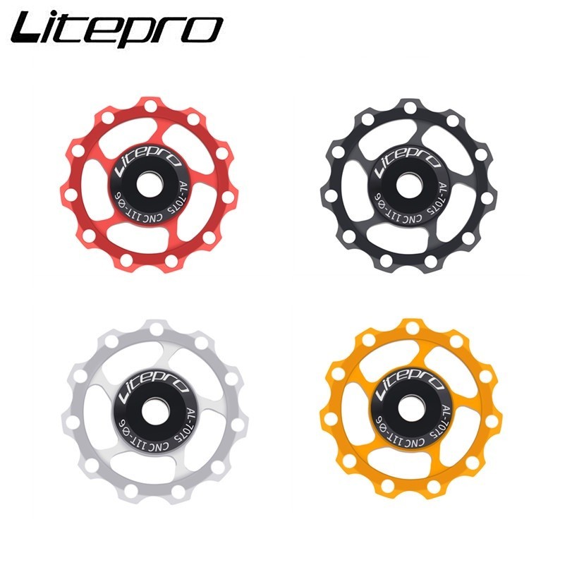 Litepro 11T Derailleur Ròng rọc bánh xe Jockey AL7075 Hợp kim cho xe đạp gấp