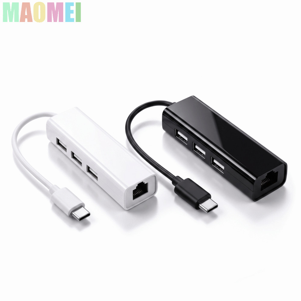MAOMEI USB Ethernet Adapter, 10 / 100 Ethernet USB 2.0 Ethernet Adapter Card Mạng, Adapter Hub Tốc Đ
