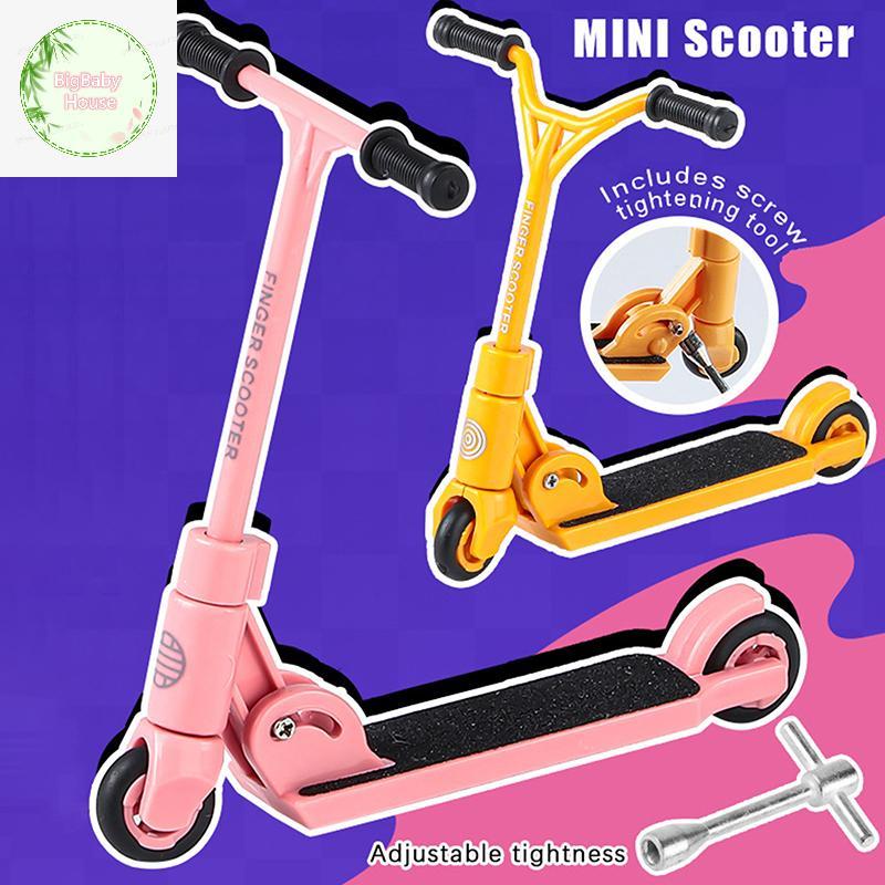 BigBabyHouse Kids Ki Scooter Finger BMX Có Thể Gập Lại T-type Finger Scooter Có Phanh Đồ Chơi Giáo D