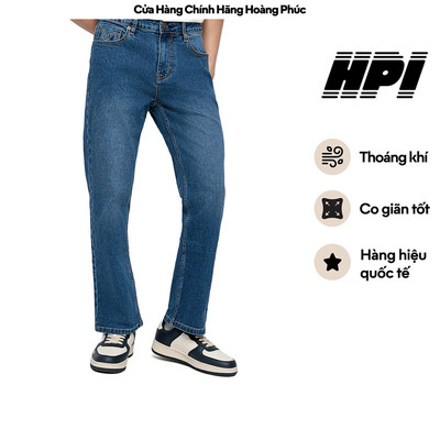 Quần Jean Dài Nam ECKO UNLTD. Dáng Ống Đứng Cotton Pha Co Giãn Bền Màu IS25-35039