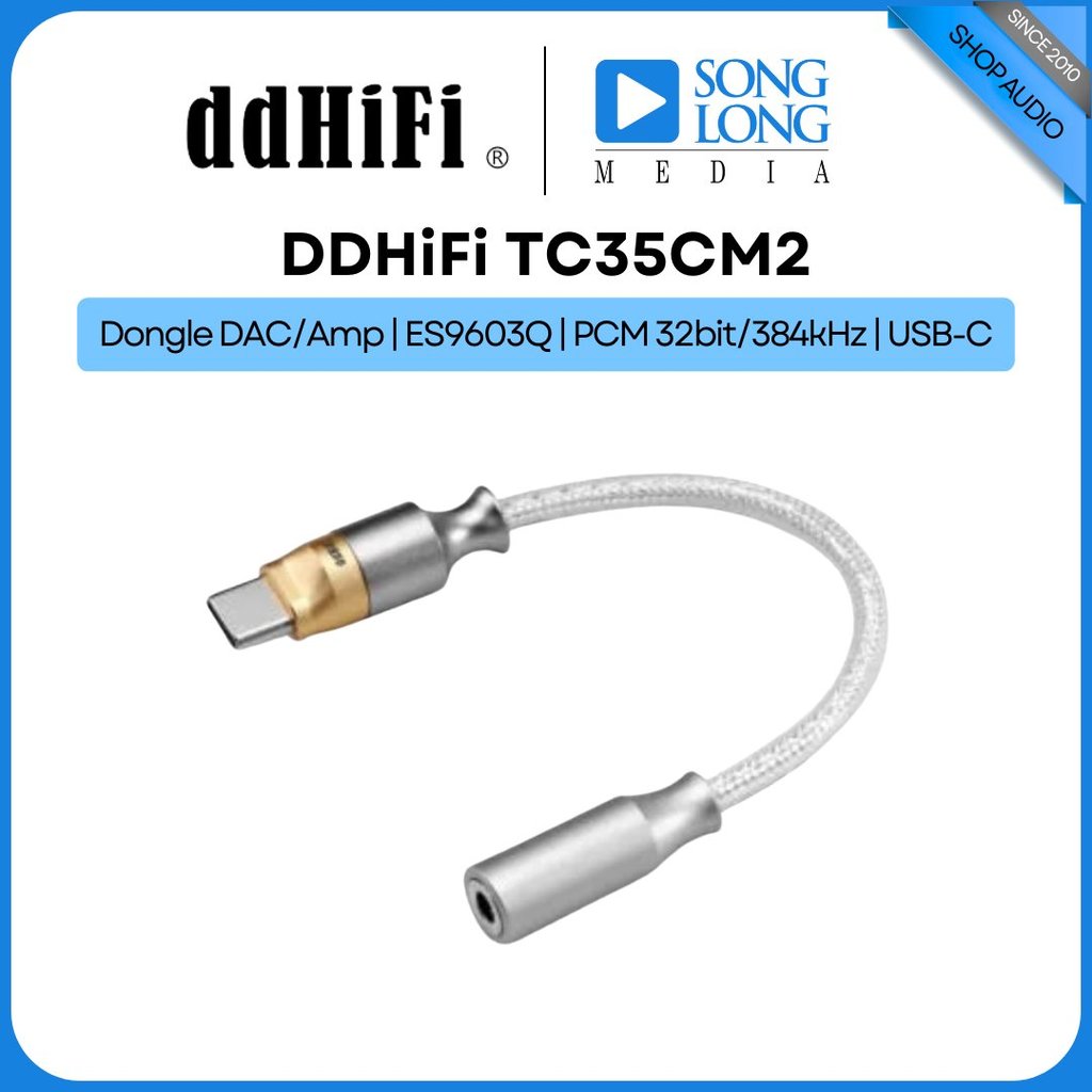 Dongle Dac/Amp DDHiFi TC35CM2 -  Hàng Chính Hãng - Songlongmedia