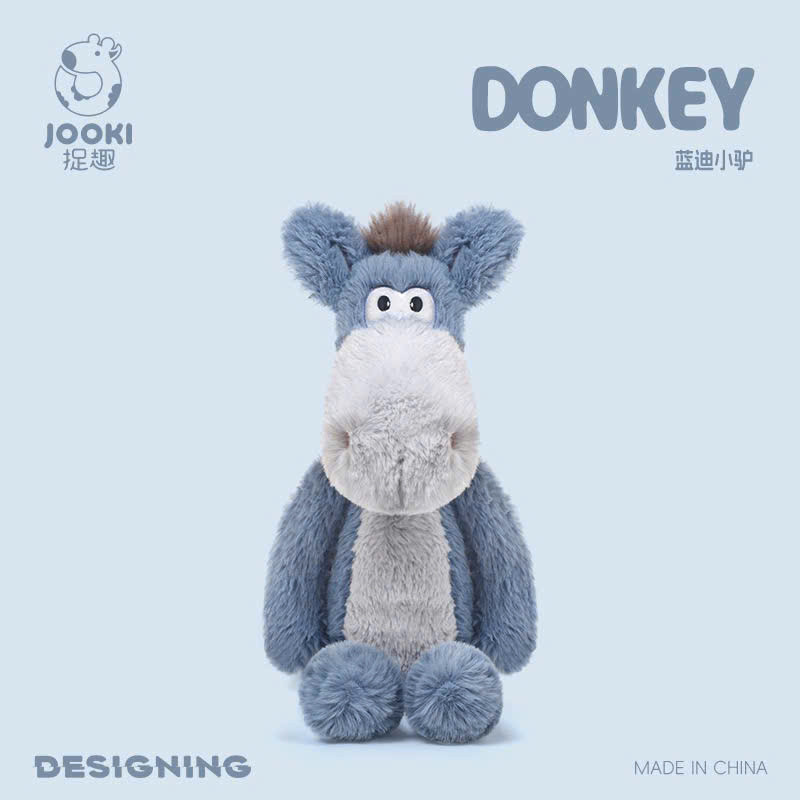 [Chính hãng Jooki] Gấu Bông con Lừa Jooki Cao Cấp. Thú bông Donkey làm quà tặng ý nghĩa