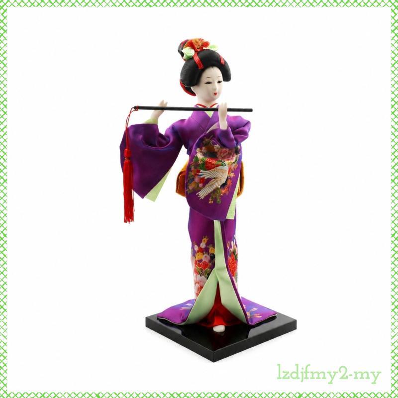 [LzdjfmydcMY] Hình Geisha Nhật Bản Trang Trí Tóc Để Bàn Búp Bê Geisha R9001
