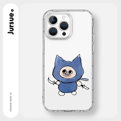 JURSUE Ốp điện thoại mềm bảo vệ chống sốc dễ thương Kawaii hoạt hình ngộ nghĩnh cho iPhone 17 Air 16 15 14 13 12 11 Pro Max SE 2020 X XR XS ip 8 7 Plus MZ5070697