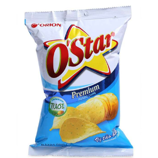 Snack khoai tây OStar vị tảo biển 53g - 21646
