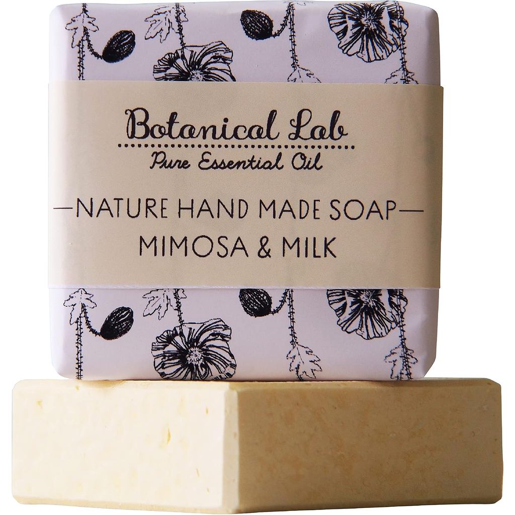 [Direct from Japan]Botanical lab NATURE Handmade Soap Mimosa Milk Additive-free Cold Process Method 