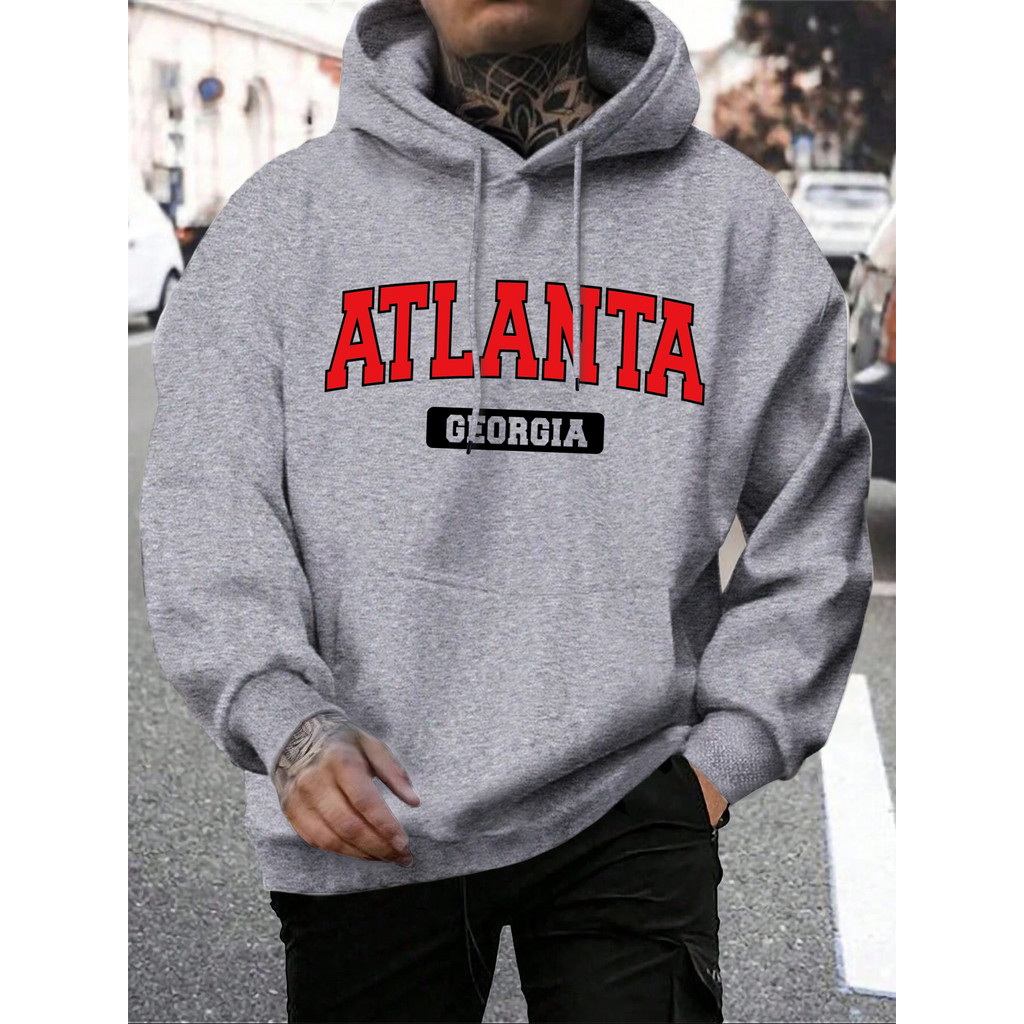 Atlanta Feorgia Atlanta Feorgia In Nam Áo Bông Tai Kẹp Áo Khoác Thời Trang Rời Áo Khoác Vintage Lông