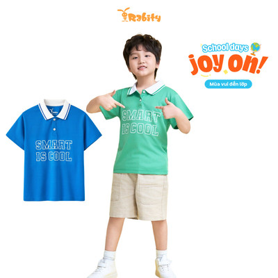  Áo thun Polo ngắn tay bé trai Rabity 901.014