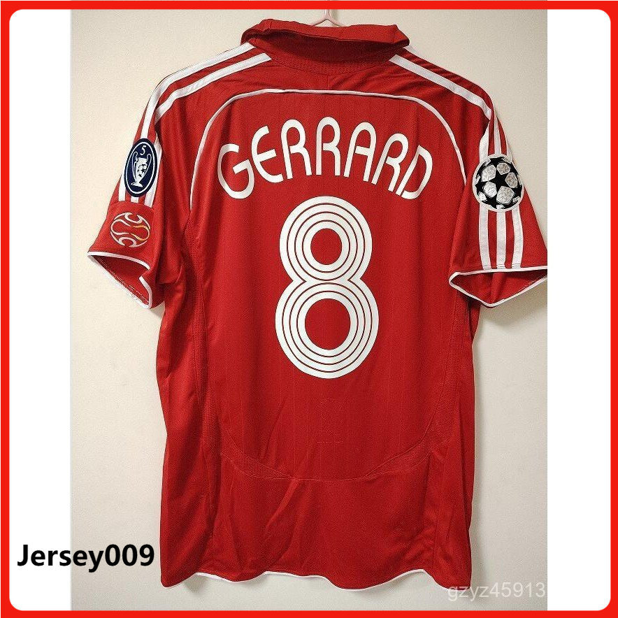 06-07 Áo bóng đá sân nhà Liverpool Torres Gerrard Áo sơ mi nam chất lượng hàng đầu