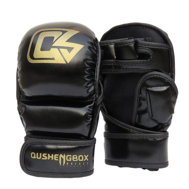 Găng tay hở ngón MMA chuyên tập đấm bao cát găng tay đấu võ thuật MMA UFC bền đẹp
