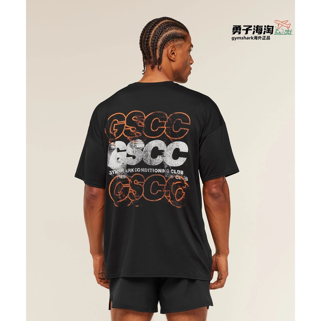 Bán GYM GSCC Nam Rời Thường Ngày 100% Cotton Tay Ngắn Thể Thao Thể Dục Chạy Bộ Sức Mạnh Tập Luyện Áo
