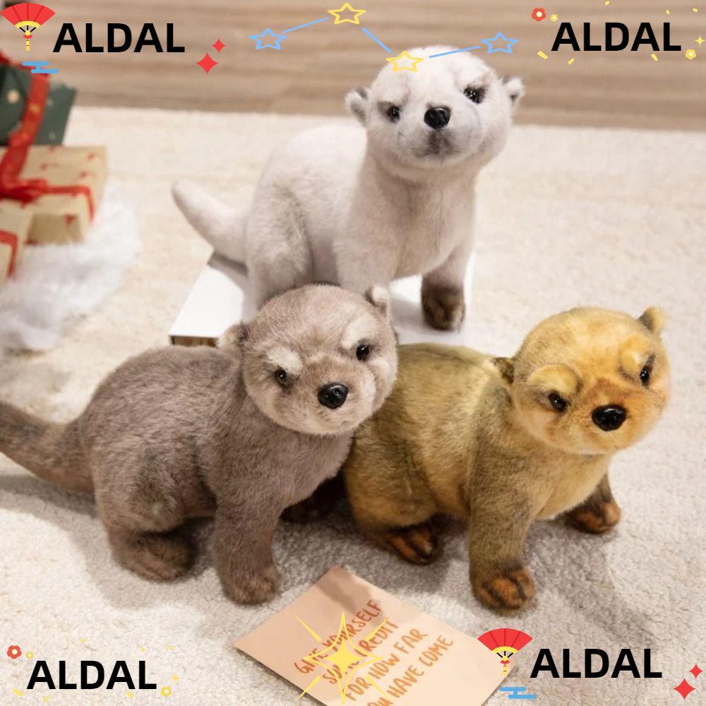 Búp bê sang trọng ALDAL Otter, Búp bê Otter Otter mô phỏng sang trọng, Tư thế nằm dễ thương 38CM Đồ 