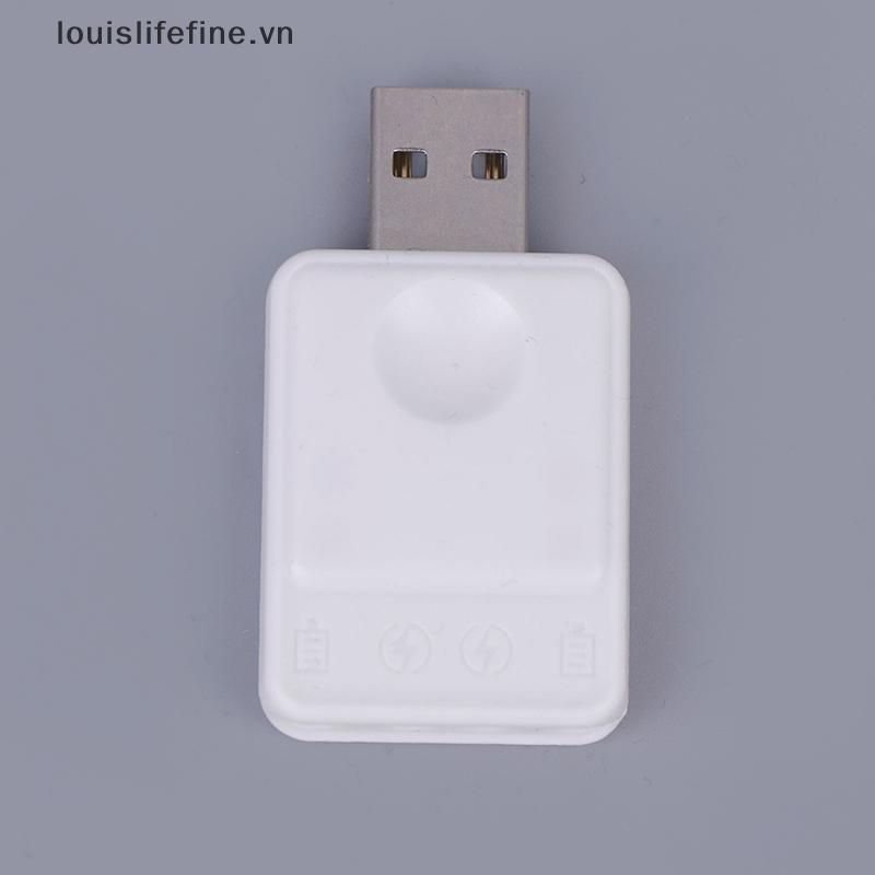 Louislifefine CR425 Sạc Pin Điện Câu Cá Phao Sạc CR425 Pin Sạc USB 2 Lỗ Sạc Adapter Cho LED Câu Cá P