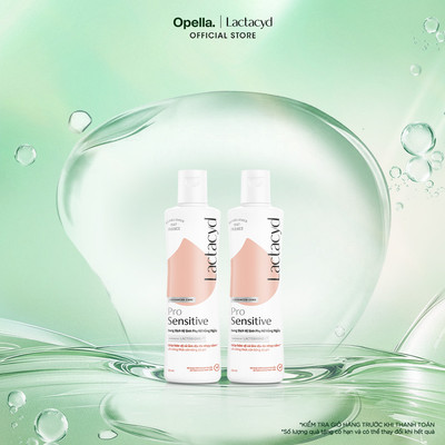 Bộ 2 chai Dung Dịch Vệ Sinh Phụ nữ Lactacyd Pro Sensitive Cho Da Nhạy Cảm 250ml/chai