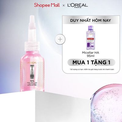 Dưỡng chất làm sạch tế bào da chết Glycolic-bright Anti-dark Spot Exfoliant Peel L’oréal Paris 25ml