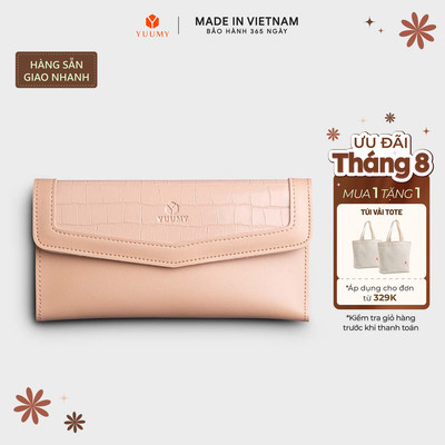 Ví Yuumy ( Thời trang nữ kiểu cầm tay dáng dài - Ví da Verein YV92) Bagsmart