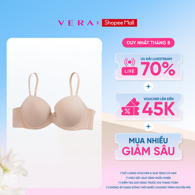 Áo ngực Misaki cup 3/4 mút mỏng dáng trơn basic -M1004