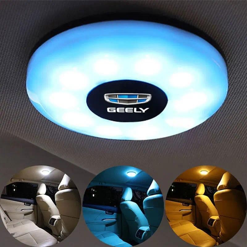 Đèn LED Ghế Sau Ô Tô Trần Bộ Dụng Cụ Đèn Xe Nội Thất Đèn Đọc Sách Phụ Kiện Cho Geely Hình Học C Emgr