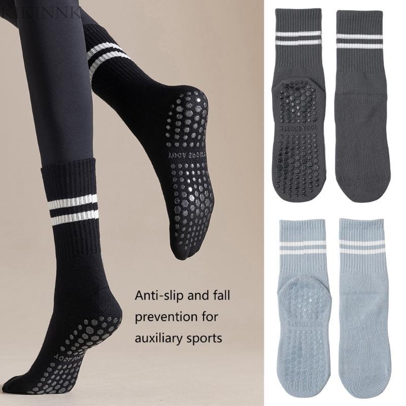 KIKIN Grip Sock Yoga Tất Pilates Tất Trượt Trượt Có Tay Cầm Cho Nữ